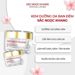 KEM DƯỠNG DA BAN ĐÊM SẮC NGỌC KHANG 30G - DƯỠNG ẨM SÁNG DA - MỜ NÁM SẠM