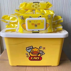 KHĂN ƯỚT VỊT VÀNG/GẤU DÂU/ONG VÀNG KÈM THÙN