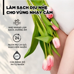 DUNG DỊCH VỆ SINH PHỤ NỮ LA ELLE 3IN1 HƯƠNG THƠM DỊU NHẸ DÒNG CAO CẤP 350G CHIẾT XUẤT TỰ NHIÊN BẰNG CÔNG NGHỆ EU-NANO HỖ TRỢ LÀM SẠCH, DƯỠNG ẨM, KHỬ MÙI, CÂN BẰNG PH