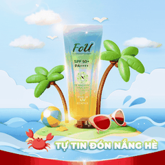 KEM CHỐNG NẮNG FO'U SPF50+ PA++++ NÂNG TONE, KHÔNG GÂY BẾT DÍNH CÓ THỂ DÙNG TOÀN THÂN 50G - FOBELIFE