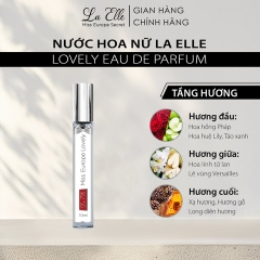 1 CHAI - 10ML] NƯỚC HOA NỮ LA ELLE LOVELY EAU DE PARFUM HƯƠNG THƠM ĐÁNG YÊU, NHẸ NHÀNG, TINH TẾ