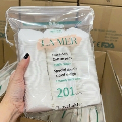 BÔNG TẨY TRANG LA MER 201 MIẾNG 100% COTTON TỰ NHIÊN ,SIÊU MỀM MỊN - LA MER