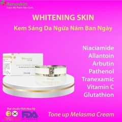 KEM DƯỠNG TRẮNG SÁNG NGỪA NÁM WHITENING SKIN RENOSKIN