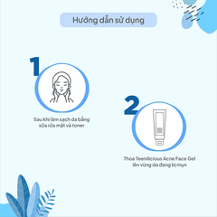 GEL TRỊ MỤN TEENILICIOUS ACNE FACE GEL (30G)