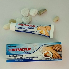 GEL MỜ SẸO CONTRACYLIC ONION 10G GIÚP MAU LIỀN SẸO, SÁNG DA - BIDOPHARMA USA