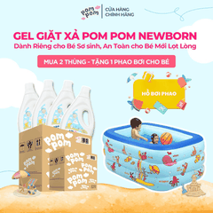 2 THÙNG 8 TÚI 1.2L] - DÀNH CHO BÉ SƠ SINH - GEL GIẶT XẢ ĐẬM ĐẶC 2IN1