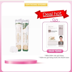[ TẶNG 1 MIẾNG MẶT NẠ ] BÔNG TẨY TRANG MỀM MỊN 100% BOCOTON120+30 MIẾNG- SKINLOVERS