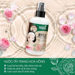 NƯỚC TẨY TRANG HOA HỒNG WAZZI