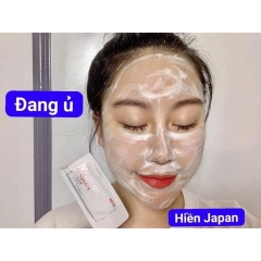 HỘP 50 GÓI Ủ TRẮNG NHAU THAI NHẬT BẢN DƯỠNG ẨM, TRẮNG DA, MỜ THÂM NÁM, SE KHÍT LỖ CHÂN LÔNG - GDN