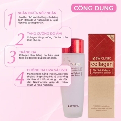 NƯỚC HOA HỒNG 3W CLINIC COLLAGEN CẤP ẨM DƯỠNG BÓNG CĂNG MỊN CHO DA AD628