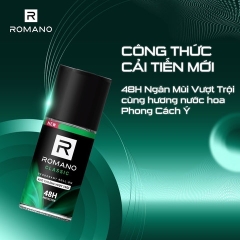 LĂN KHỬ MÙI ROMANO CLASSIC 50ML