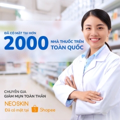 COMBO DƯỠNG DA NGỪA MỤN MỜ THÂM: SỮA RỬA MẶT, GEL CHẤM MỤN NANO NGHỆ CURCUMIN NEOSKIN AN TOÀN, LÀNH TÍNH