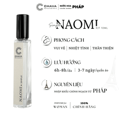 NƯỚC HOA NỮ MINI SIMPLE NAOMI 10ML PHONG CÁCH XỊT - CHAVA