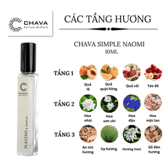 NƯỚC HOA NỮ MINI SIMPLE NAOMI 10ML PHONG CÁCH XỊT - CHAVA