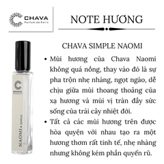 NƯỚC HOA NỮ MINI SIMPLE NAOMI 10ML PHONG CÁCH XỊT - CHAVA