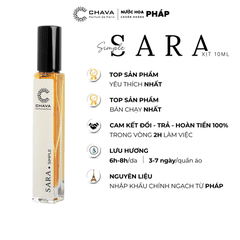 NƯỚC HOA NỮ MINI SIMPLE SARA 10ML PHONG CÁCH XỊT - CHAVA