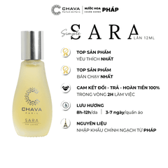 NƯỚC HOA NỮ MINI SIMPLE SARA 12ML PHONG CÁCH LĂN - CHAVA