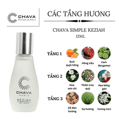 NƯỚC HOA NỮ MINI SIMPLE KEZIAH 12ML PHONG CÁCH LĂN - CHAVA