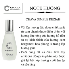 NƯỚC HOA NỮ MINI SIMPLE KEZIAH 12ML PHONG CÁCH LĂN - CHAVA