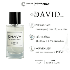 NƯỚC HOA NAM SIMPLE DAVID 50ML PHONG CÁCH XỊT - CHAVA