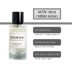 NƯỚC HOA NAM SIMPLE SAMSON 50ML PHONG CÁCH XỊT - CHAVA