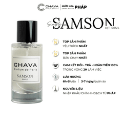 NƯỚC HOA NAM SIMPLE SAMSON 50ML PHONG CÁCH XỊT - CHAVA
