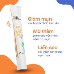 KEM CHẤM MỤN RAU MÁ ORIBE CICA FORMULA NGỪA THÂM LÀM MỜ SẸO MỤN 20G