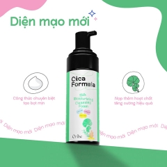 SỮA RỬA MẶT RAU MÁ TẠO BỌT ORIBE CICA FORMULA LÀM SẠCH SÂU DƯỠNG ẨM CHO DA MỤN DA DẦU NHẠY CẢM 120ML