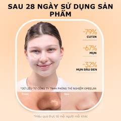 GMEELAN GEL TẨY TẾ BÀO CHẾT DA MẶT TÁC ĐỘNG CAM ENZYMES 50G - GDN