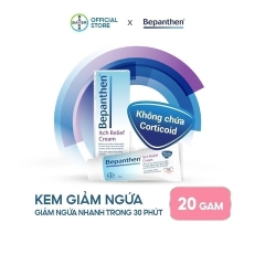 BAYER] KEM GIẢM NGỨA BEPANTHEN ITCH RELIEF CREAM 20G GIẢM NGỨA NHANH TRONG 30 PHÚT