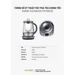 ẤM PHA TRÀ- CHƯNG YẾN HUROM TEA MASTER TM-