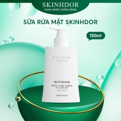 [HỘP 1 CHAI] SỮA RỬA MẶT TRẮNG DA SKINHDOR CHIẾT XUẤT TỪ THIÊN NHIÊN TỪ HOA TRÀ XANH LÀM SẠCH DA, DƯỠNG ẨM 150ML