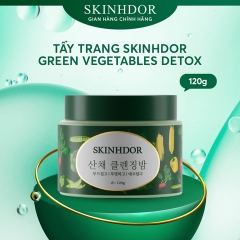 [HỘP 1 HŨ] KEM TẨY TRANG RAU CỦ SẠCH SÂU, DƯỠNG ẨM MASSAGE, HỖ TRỢ LÀM SÁNG DA VEGETABLES DETOX SKINHDOR CREAM 120G