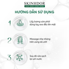 [HỘP 1 HŨ] KEM TẨY TRANG RAU CỦ SẠCH SÂU, DƯỠNG ẨM MASSAGE, HỖ TRỢ LÀM SÁNG DA VEGETABLES DETOX SKINHDOR CREAM 120G