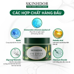 [HỘP 1 HŨ] KEM TẨY TRANG RAU CỦ SẠCH SÂU, DƯỠNG ẨM MASSAGE, HỖ TRỢ LÀM SÁNG DA VEGETABLES DETOX SKINHDOR CREAM 120G