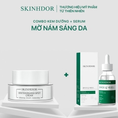 [COMBO 2SP] COMBO SERUM + KEM DƯỠNG SKINHDOR CHIẾT XUẤT TỪ THIÊN NHIÊN MỜ NÁM, SÁNG DA, CẤP ẨM, PHỤC HỒI LÀN DA