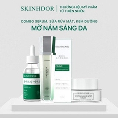 [COMBO 3SP] COMBO SERUM, KEM DƯỠNG, XỊT KHOÁNG SKINHDOR CHIẾT XUẤT THIÊN NHIÊN LÀM SẠCH DA, DƯỠNG ẨM, LÀM TRẮNG SÁNG DA