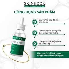 COMBO 3SP] COMBO SỬA RỬA MẶT, SERUM & XỊT KHOÁNG SKINHDOR CHIẾT XUẤT THIÊN NHIÊN LÀM SẠCH DA, DƯỠNG ẨM, LÀM TRẮNG SÁNG DA