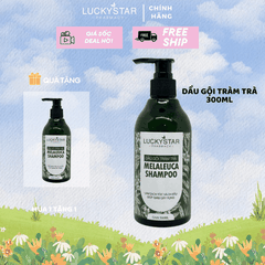 COMBO DẦU GỘI TRÀM TRÀ + TẨY TẾ BÀO CHẾT - LUCKY STAR
