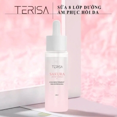 [HỘP 1 LỌ] SERUM 8 LỚP DƯỠNG ẨM PHỤC HỒI SÁNG DA TERISA SAKURA