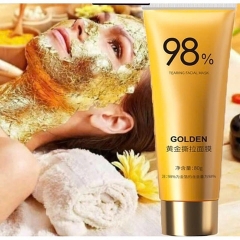 MẶT NẠ LỘT VÀNG 98% GOLDEN GIẢM SỢI BÃ NHỜN, MỤN ĐẦU ĐEN, TẨY BÀO CHẾT 80G- GDN