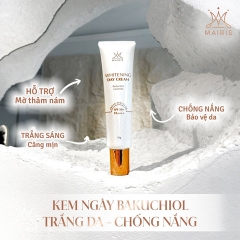 TẶNG SỮA RỬA MẶT 60G ] COMBO KEM NGÀY VÀ ĐÊM MAIRIS DƯỠNG TRẮNG, MỜ NÁM TÀN NHANG, CHỐNG NẮNG