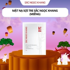 MẶT NẠ SỢI TRE TRẮNG MỊN DA - SẮC NGỌC KHANG