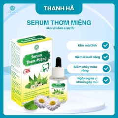 SERUM THƠM MIỆNG 24H NGỪA VI KHUẨN KHOANG MIỆNG,GIÚP RĂNG CHẮC KHỎE THƠM THO - DR QUEEN BIODERMA FRANCE