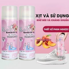 BÌNH XỊT KHỬ MÙI GIÀY CÔNG NGHỆ AG+ DUNG TÍCH 260ML - KHỬ MÙI 24H - NHÀ QUÂN STORE
