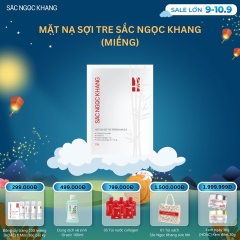 MẶT NẠ SỢI TRE TRẮNG MỊN DA - SẮC NGỌC KHANG