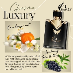 NƯỚC HOA CHARME LUXURY CHAI 100ML - ĐẲNG CẤP NƯỚC HOA NAM - NHÀ QUÂN STORE