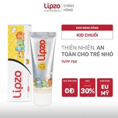 KEM ĐÁNH RĂNG TRẺ EM LIPZO VỊ CHUỐI 75G L040 - LADY'S PASSION