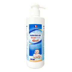 NƯỚC TẮM GỘI GEL QUABLUE CHO MẸ VÀ BÉ, GIÚP LÀM SẠCH, NGĂN NGỪA MẨN NGỨA, RÔM SẢY - QUABLUE