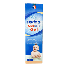 NƯỚC TẮM GỘI GEL QUABLUE CHO MẸ VÀ BÉ, GIÚP LÀM SẠCH, NGĂN NGỪA MẨN NGỨA, RÔM SẢY - QUABLUE